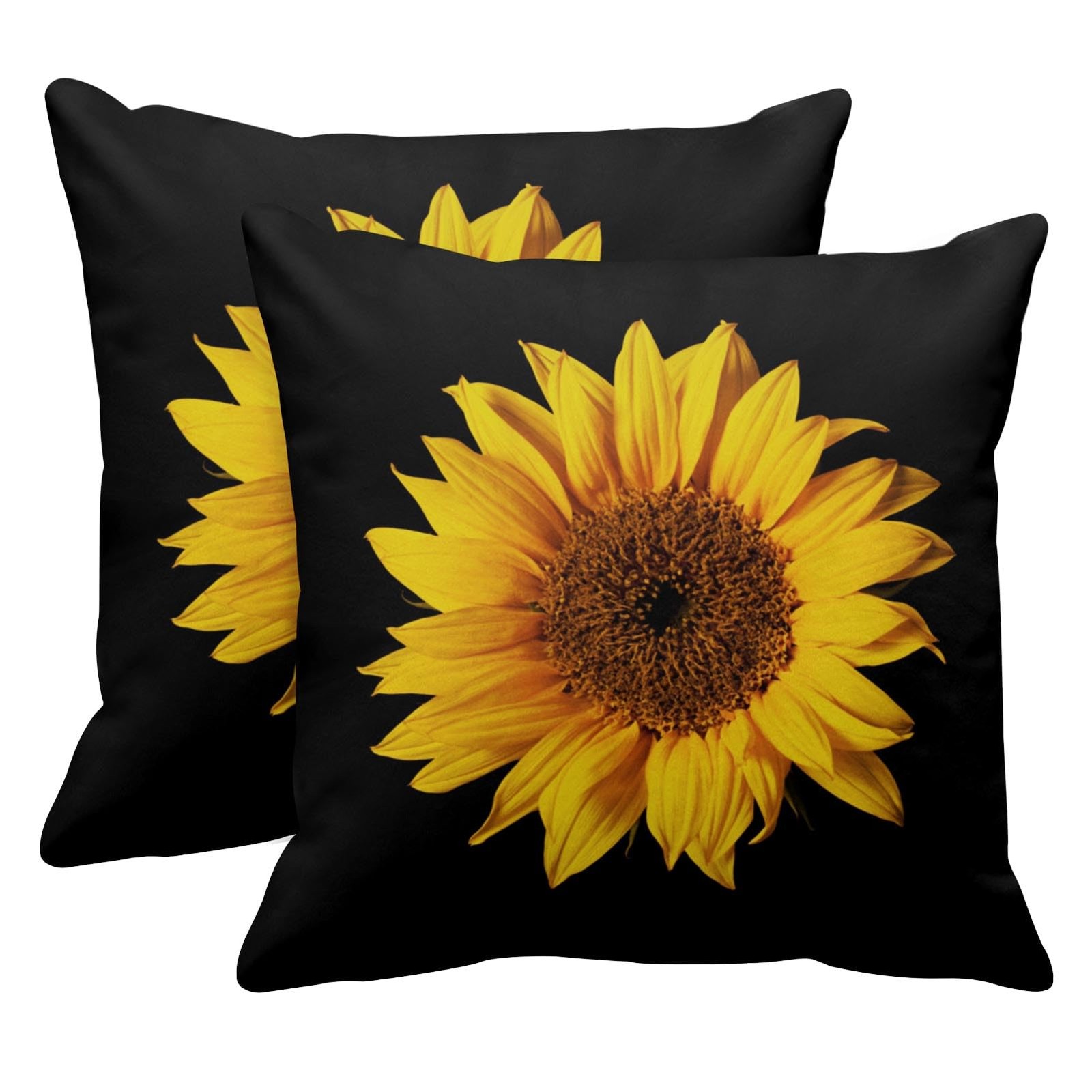 Emvency Set of 2 Sunflower Throw Pillow 18" x (Pack 2), Multi 20