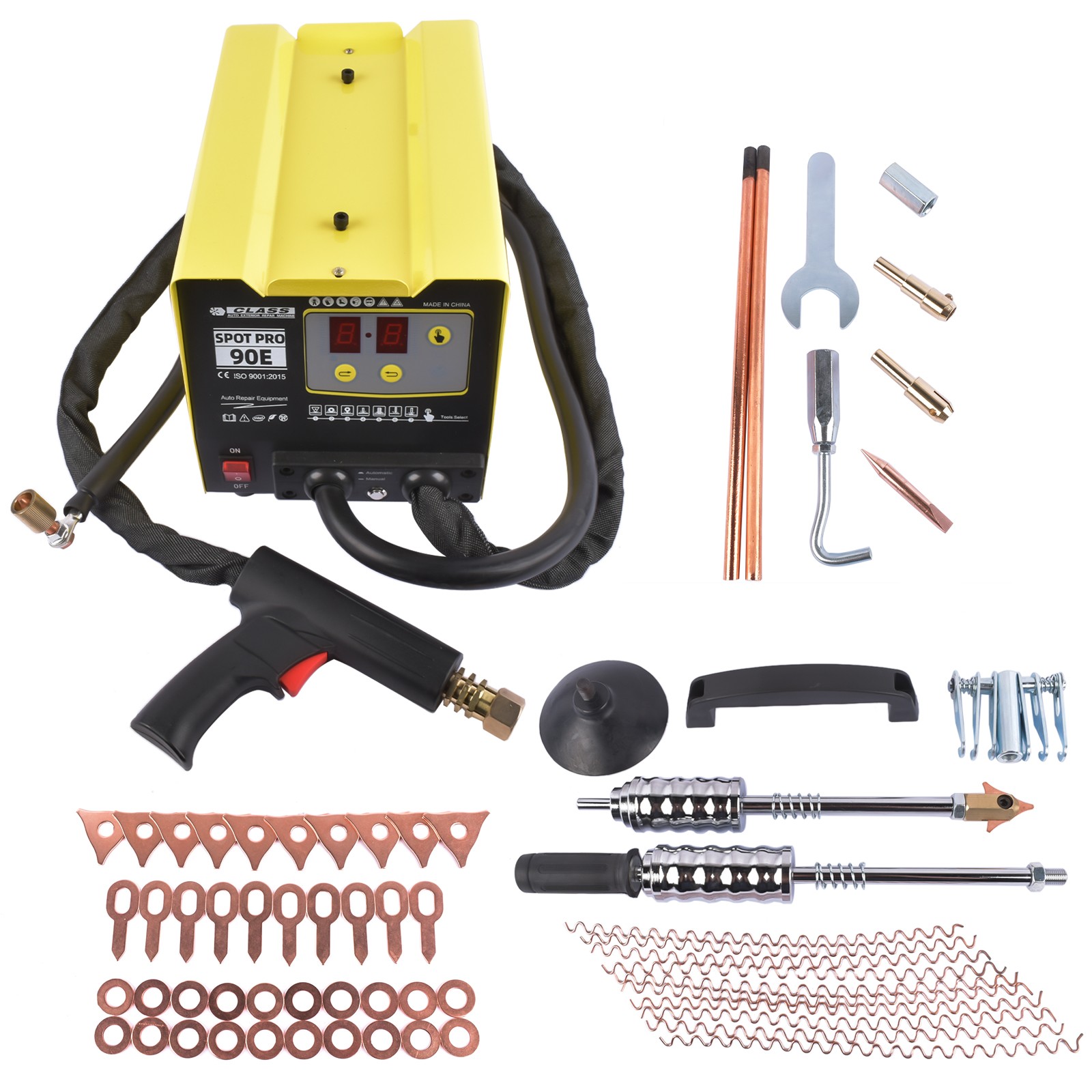 180kg Vacuum Suction Dent Puller Spot Welder 110V For Auto Body Work