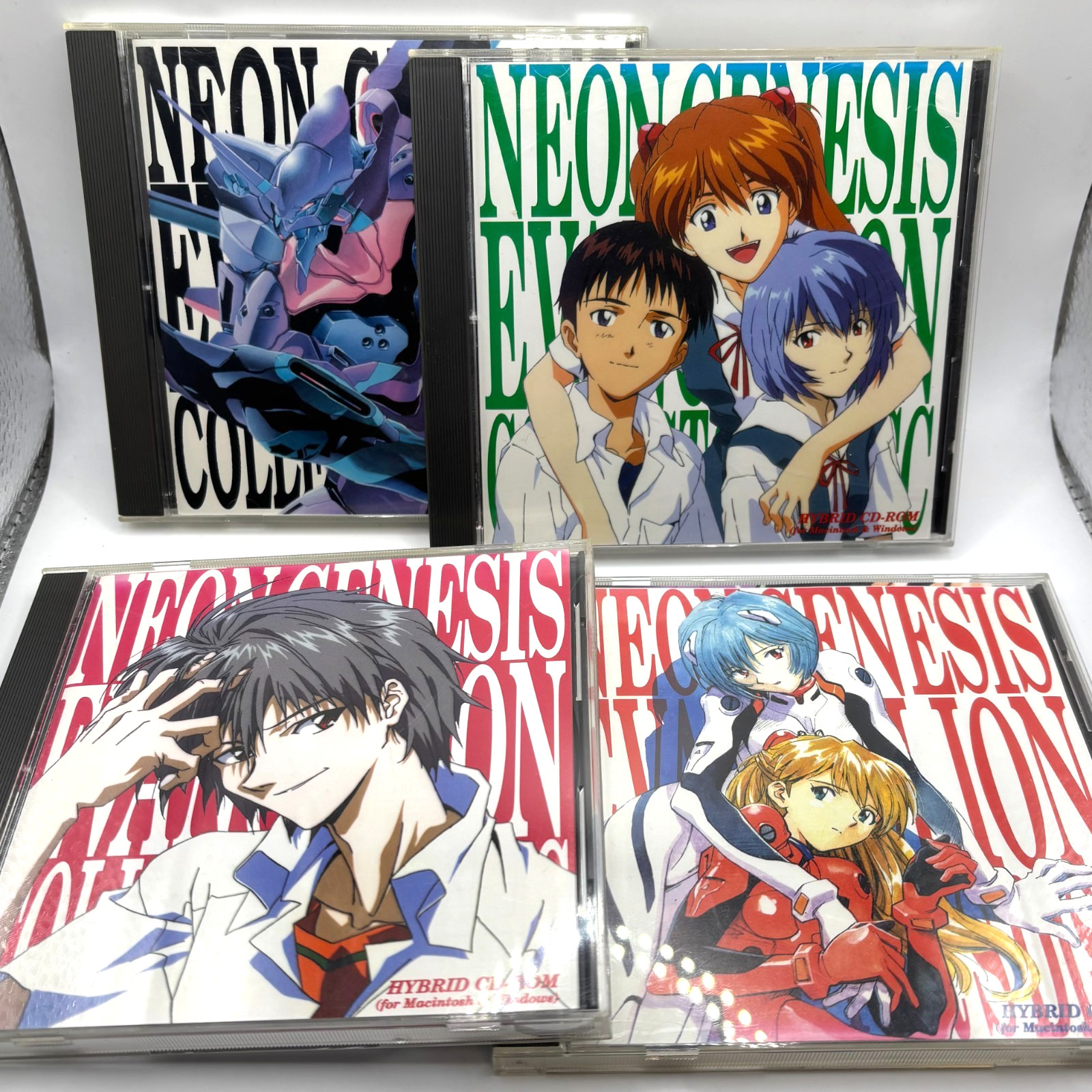 Neon Genesis Evangelion Collector’s Disc Vol.2-4 Set Hybrid CD-ROM Japan GAINAX
