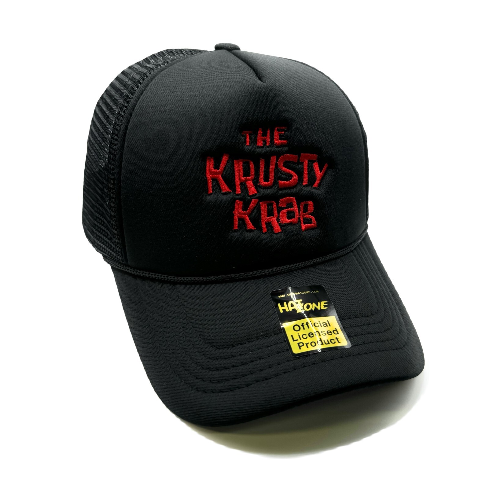 Krusty Krab Mesh Trucker SnapBack (Black)