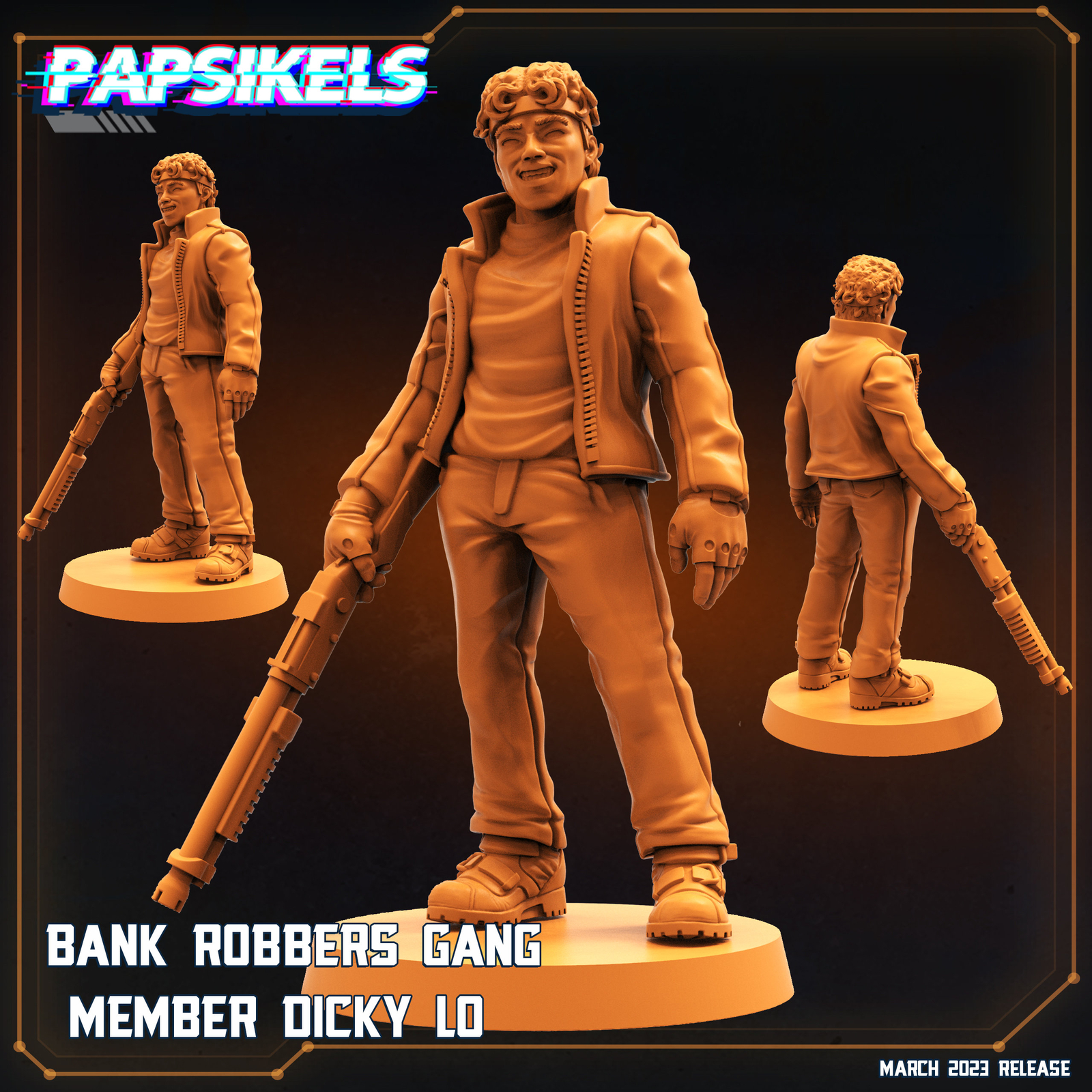 Bank Robbers Gang Member Dicky Lo | DnD Miniatures | Tabletop Gaming | Tabletop