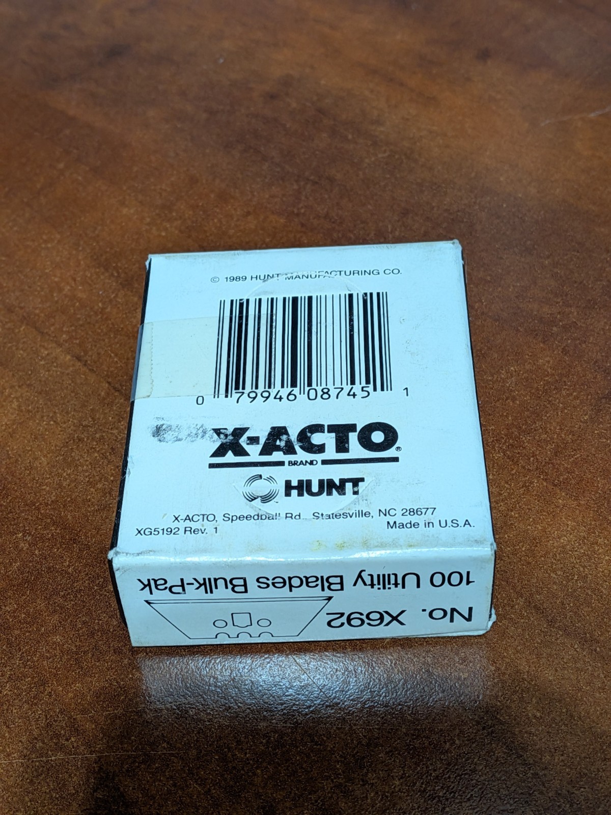 X-ACTO - #X692 - 100 Utility Blades - NOS