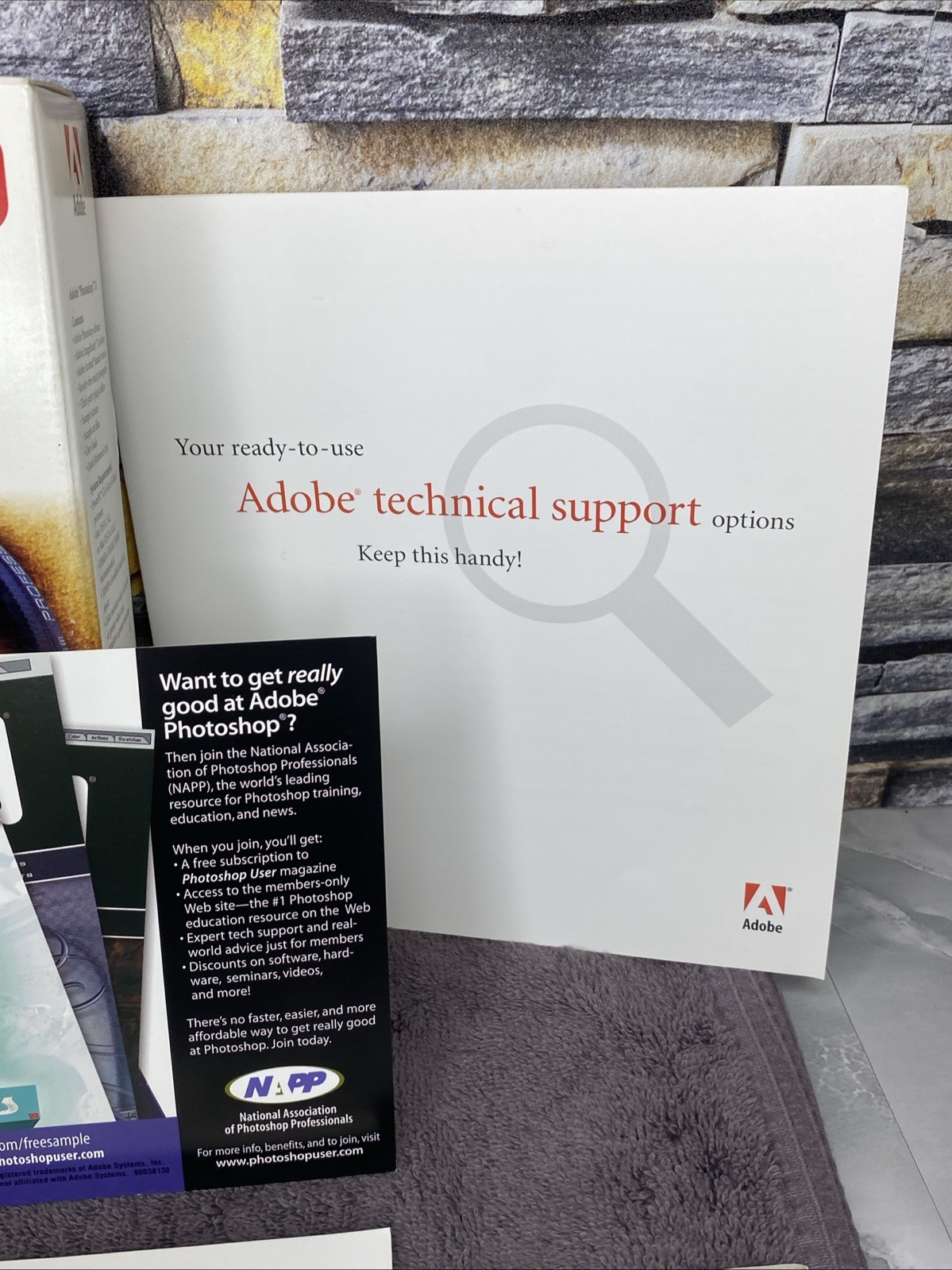 Adobe Photoshop 7.0 Full Version for Macintosh Original Big Box, Disc, Book