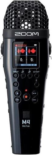 Zoom M4 4-track recorder with built-in timecode generator, 32-bit float support