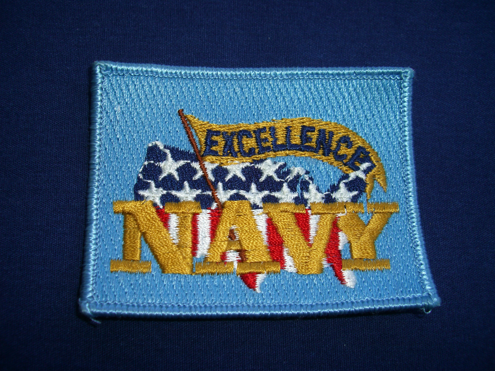 Navy excellence Patch, 3 1/4" x 2 1/2"