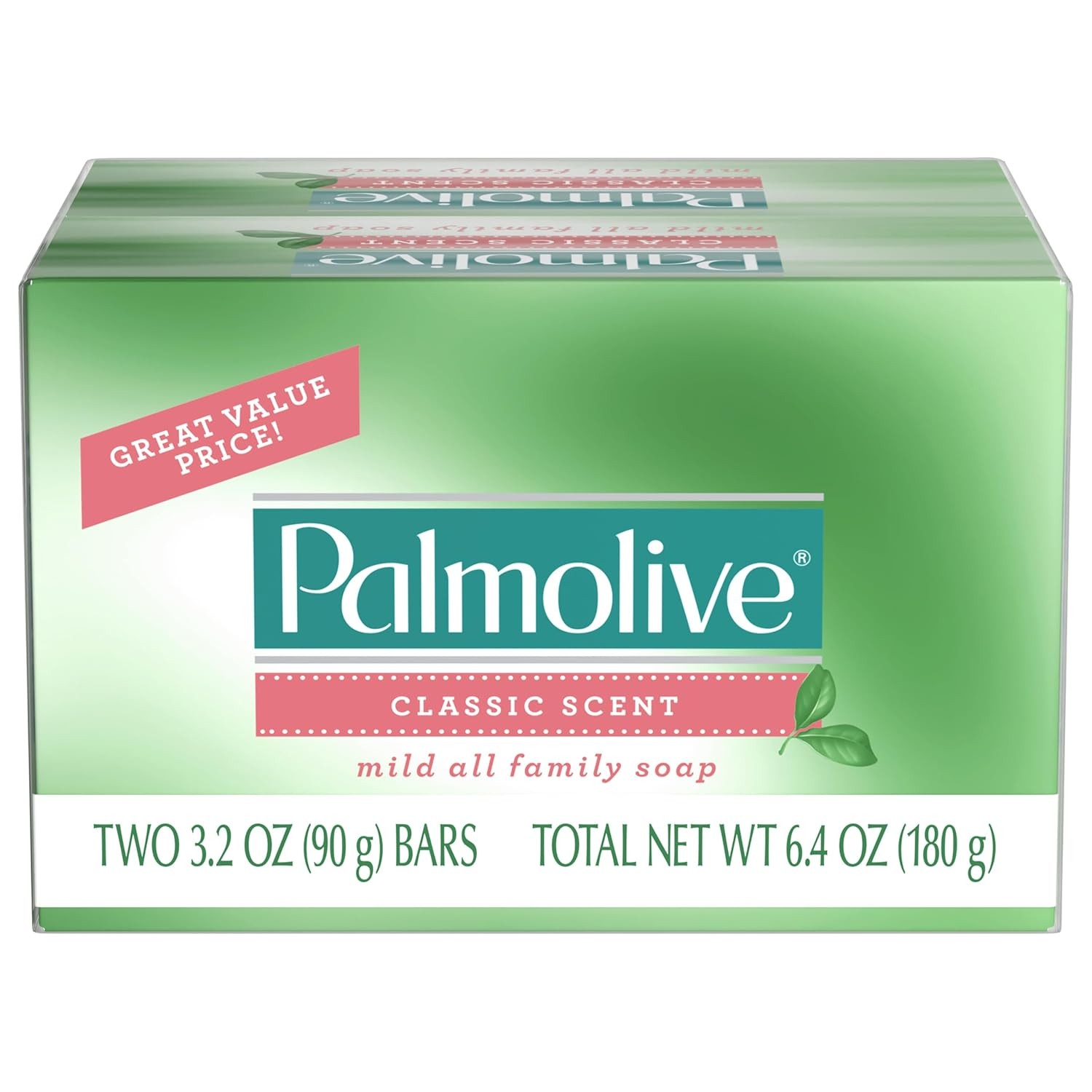 Bar Soap for Body and Hands, Bulk Size, Mild Classic Scent - 2 Count (Pack of 36