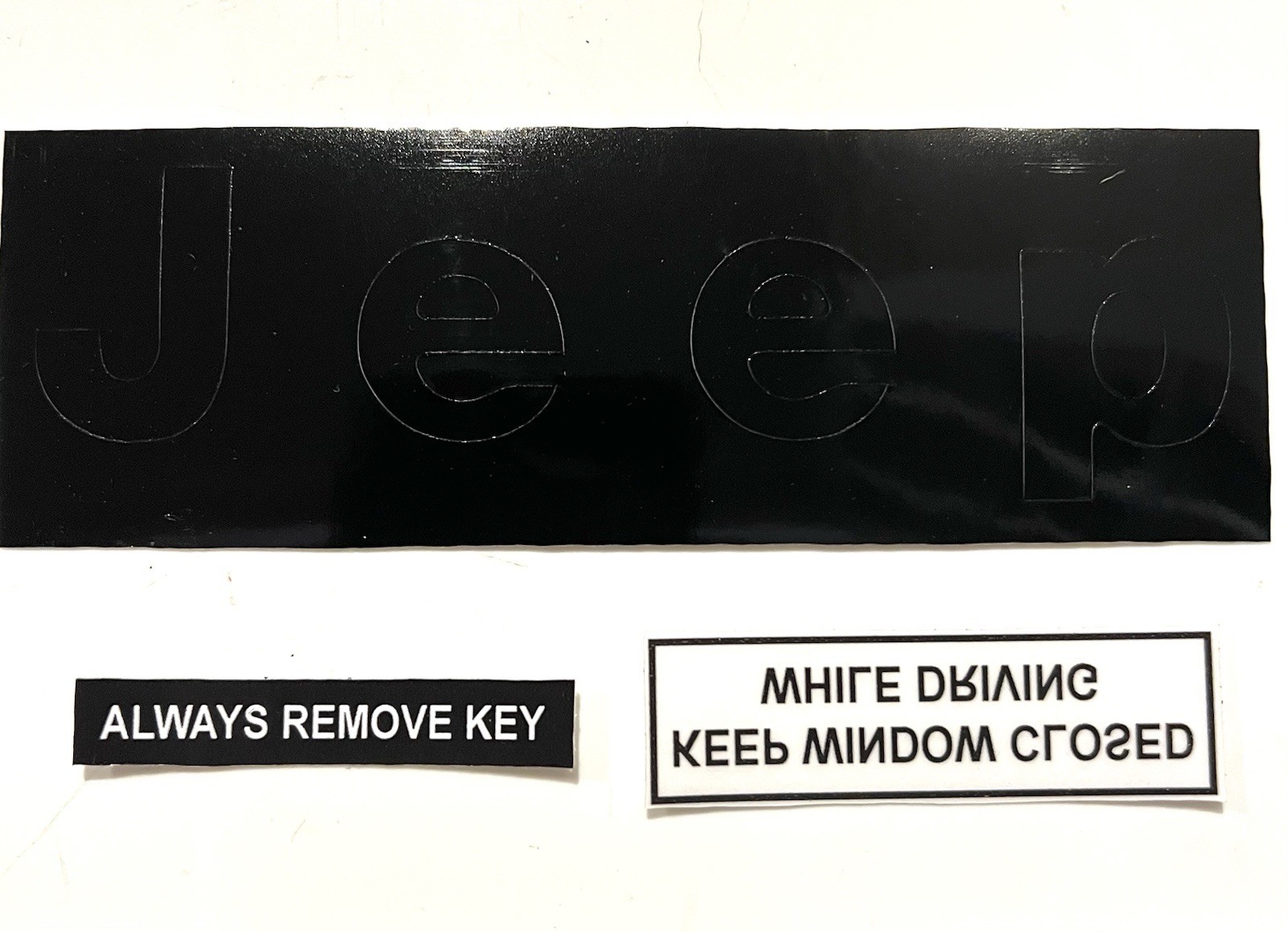 Grand Wagoneer Tailgate Decal Set Of 3 For Jeep Reproduction Up To 1991