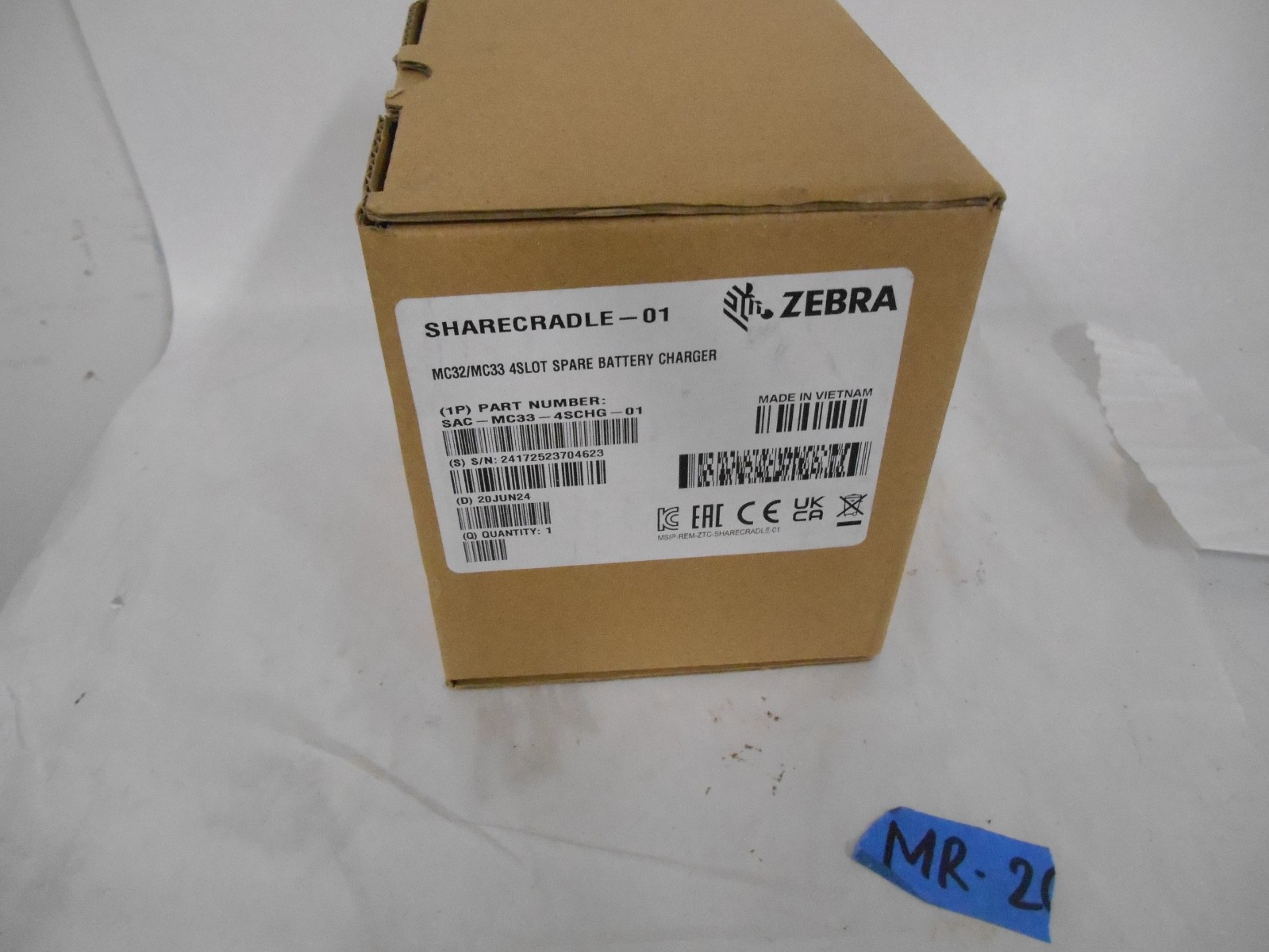 Zebra SAC-MC33-4SCHG-01 4 Slot Battery Charger