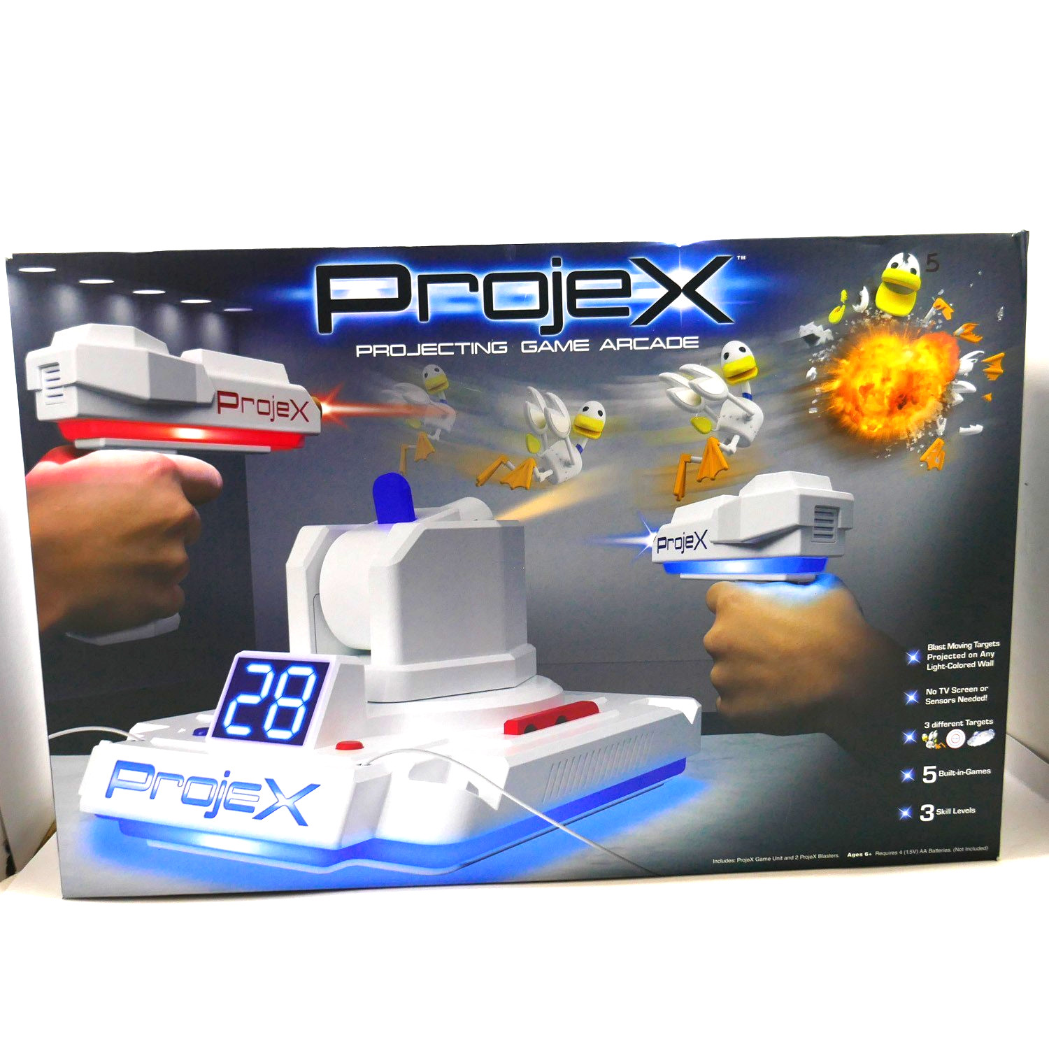 ProjeX Interactive Laser Game Arcade Animated Target-New open box