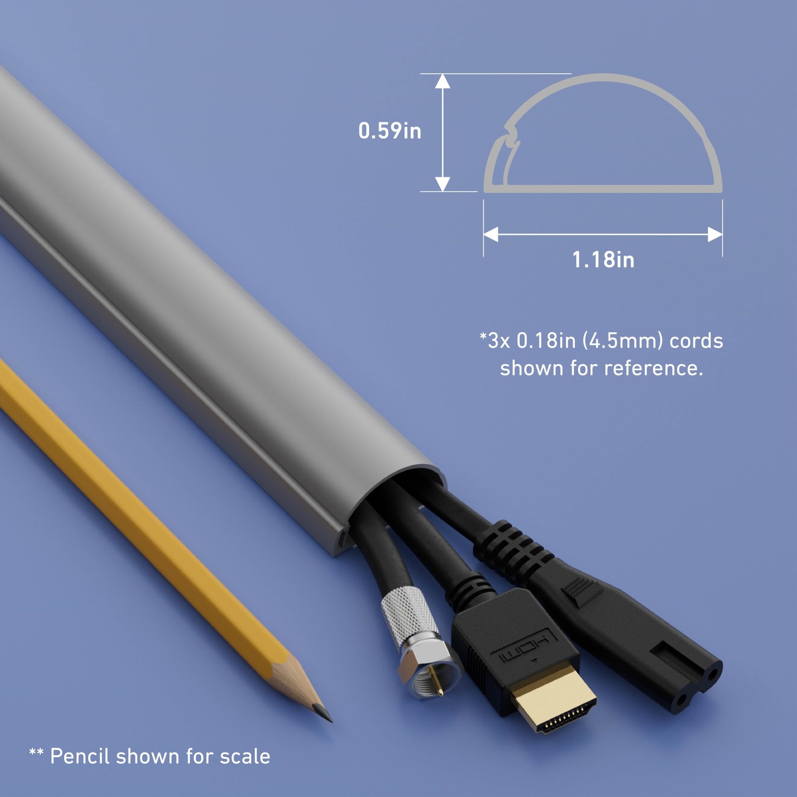 Cord Cover, Decorative Wall Cord Hider, Paintable Cable Concealer, Cable Race...