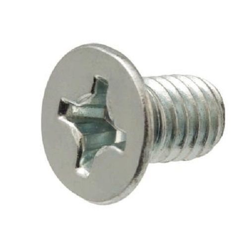 5MM X 8MM PHILLIPS FLAT HEAD ZINC MACHINE SCREW (QTY 12) M5 X Made in USA