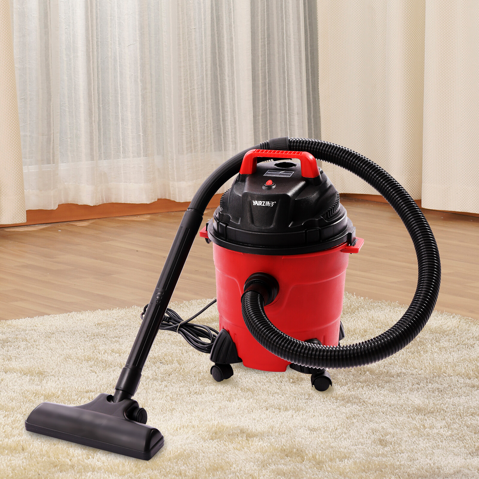 1000W Wet/Dry Vacuum Cleaner Portable?Heavy-Duty 3in1 w/ Attachments for House
