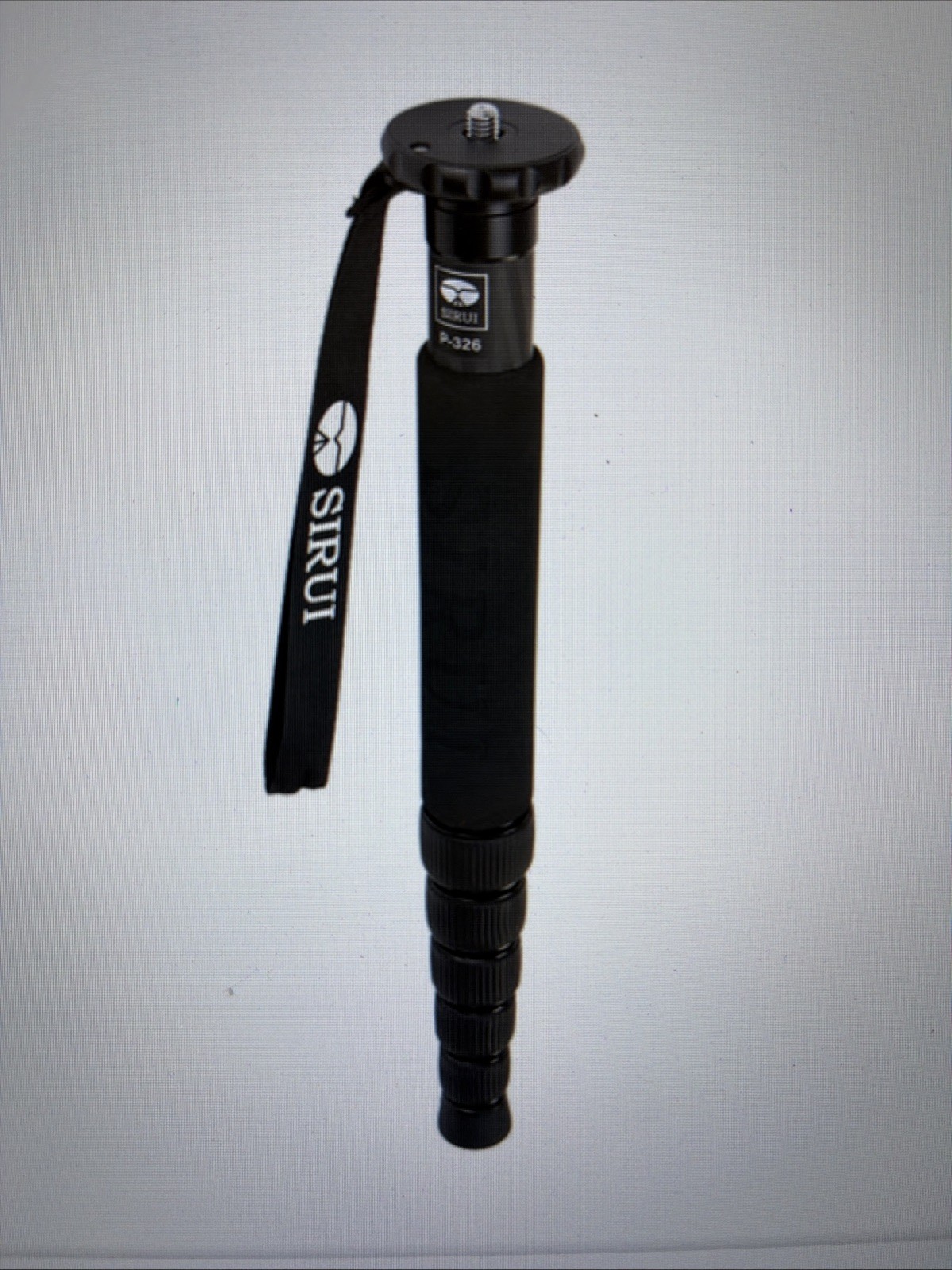Sirui P-326 Carbon Fiber Monopod With Oben VH-R2 Tilt Head