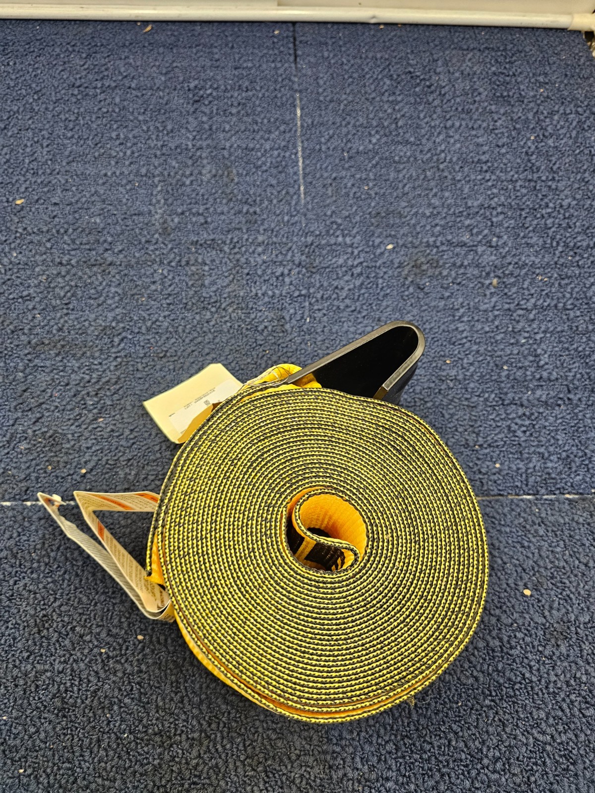 Kinedyne 422721 4" x 27' Cargo Winch Strap with 4" Flat Hook Yellow
