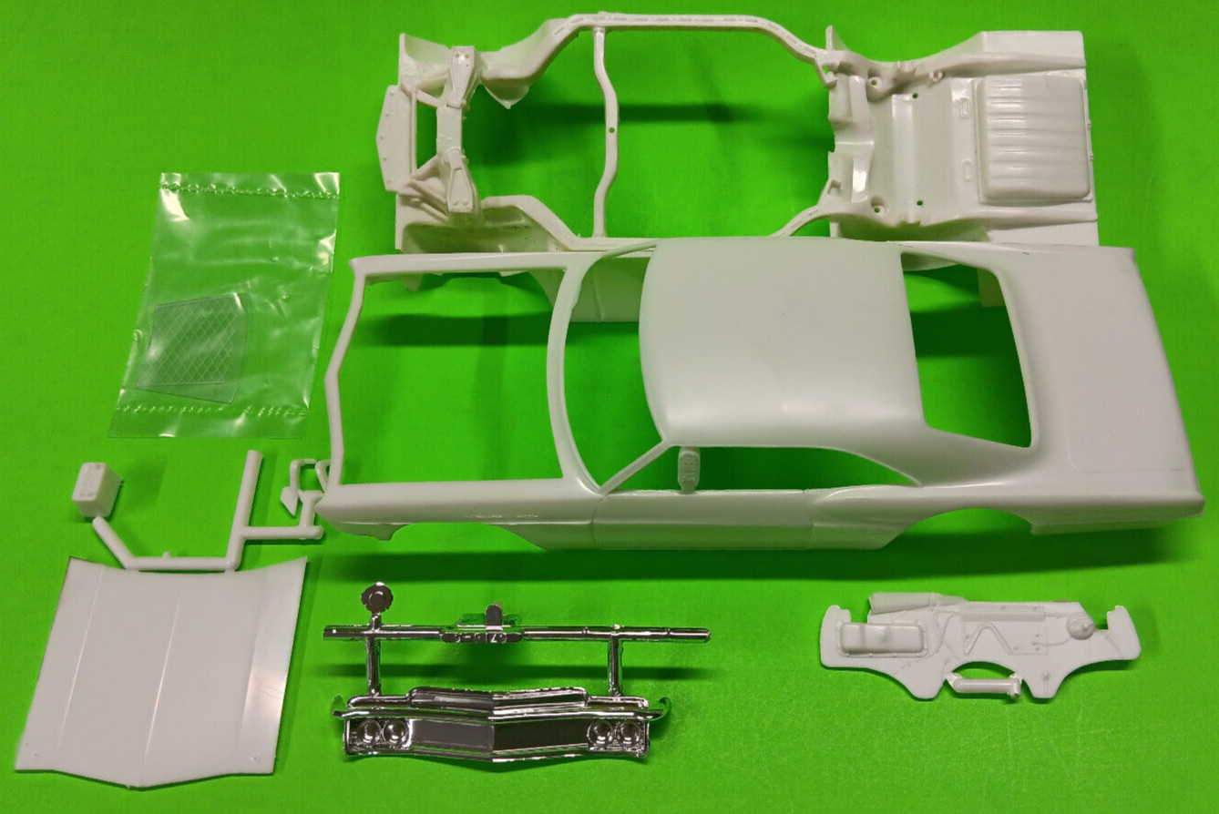 AMT 66 1966 Chevy Impala SS Mod Stocker 1/25 Body Hood Frame Bumper Race Car
