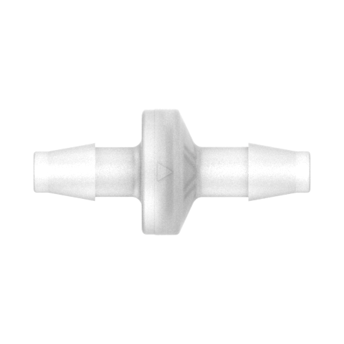 (1) One 1/4" Kynar Standard Check Valve with Viton™ Diaphragm