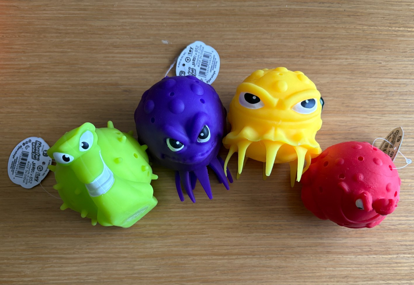 JA-RU Monster Squishy Water Balls NEW