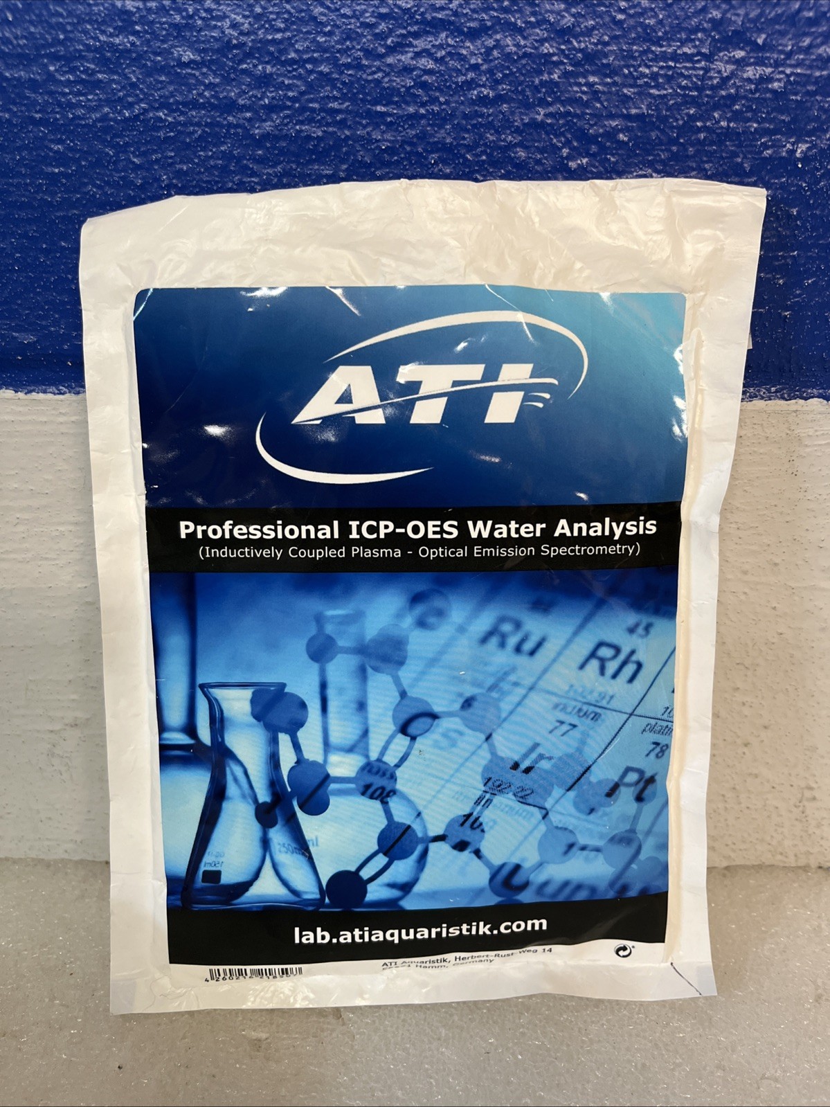 ATI ICP-OES-EOS Aquarium + RO Water Analysis Kit With Pre-Paid Shipping Label