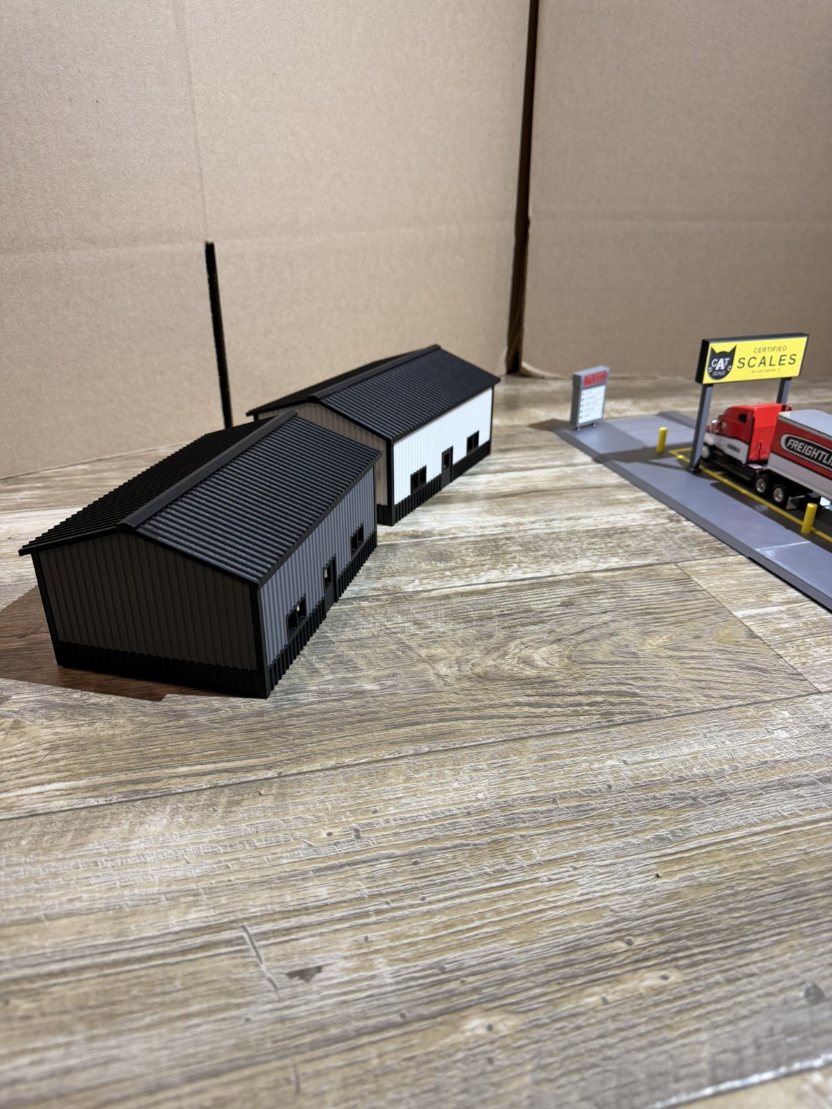 1:64 Scale CAT Scale Weigh Station Diorama 3D Printed Display Custom