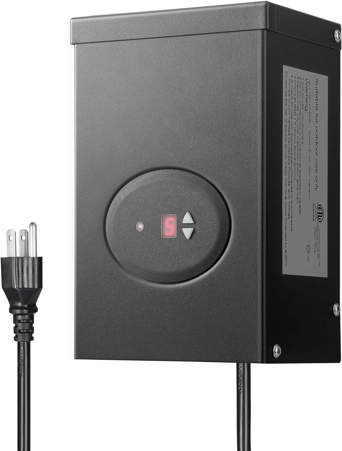 DEWENWILS 120W Low Voltage Landscape Transformer  Outdoor Weatherproof