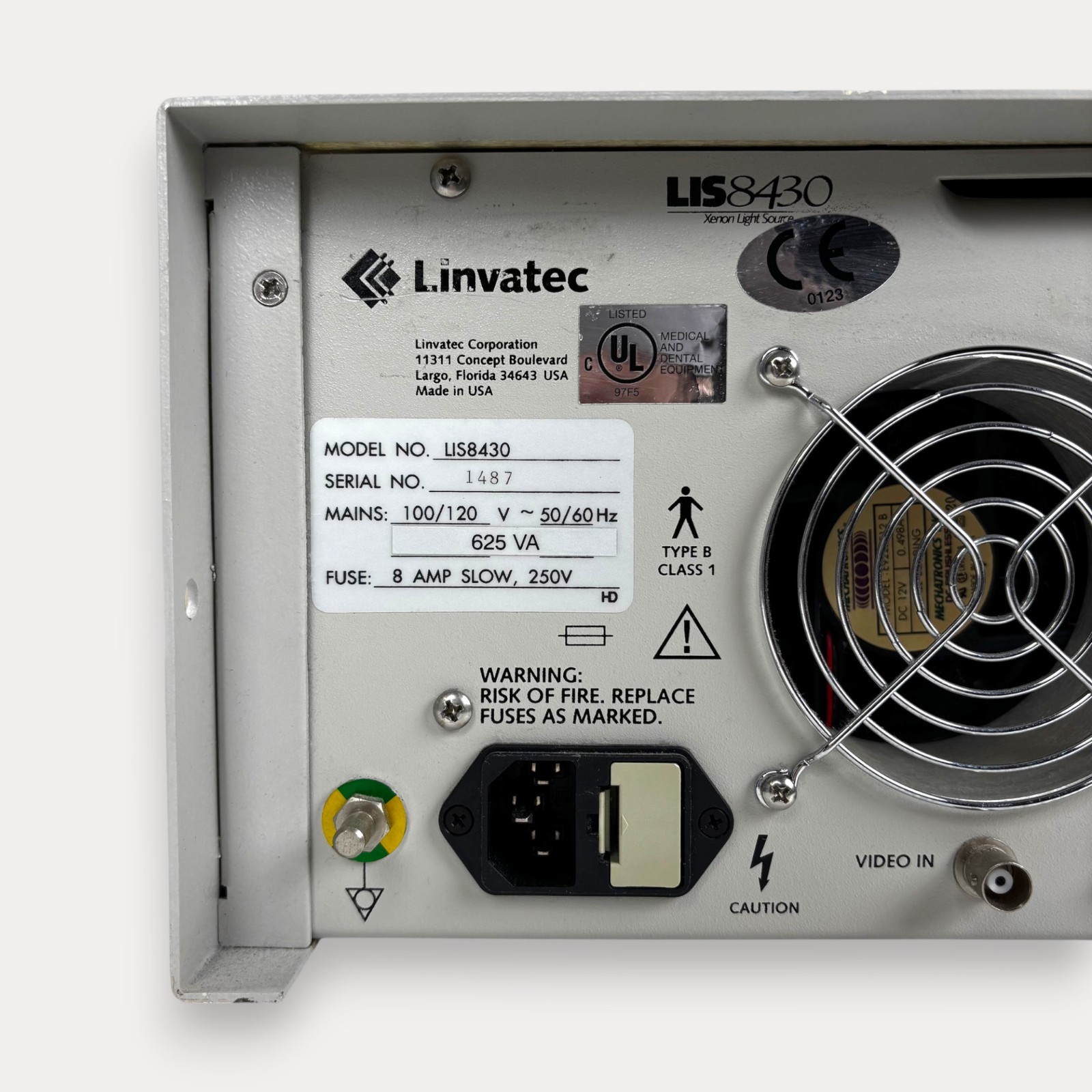Linvatec LIS8430 Xenon Light Source