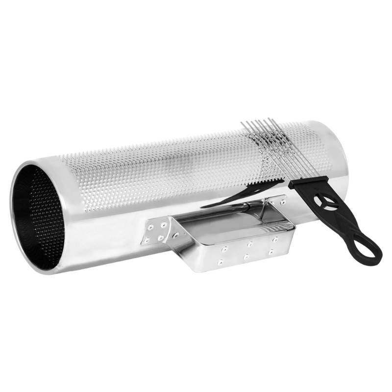 Metal Guiro Shaker with Scraper Band Accompaniment Sand Hammer Guiro Instruments