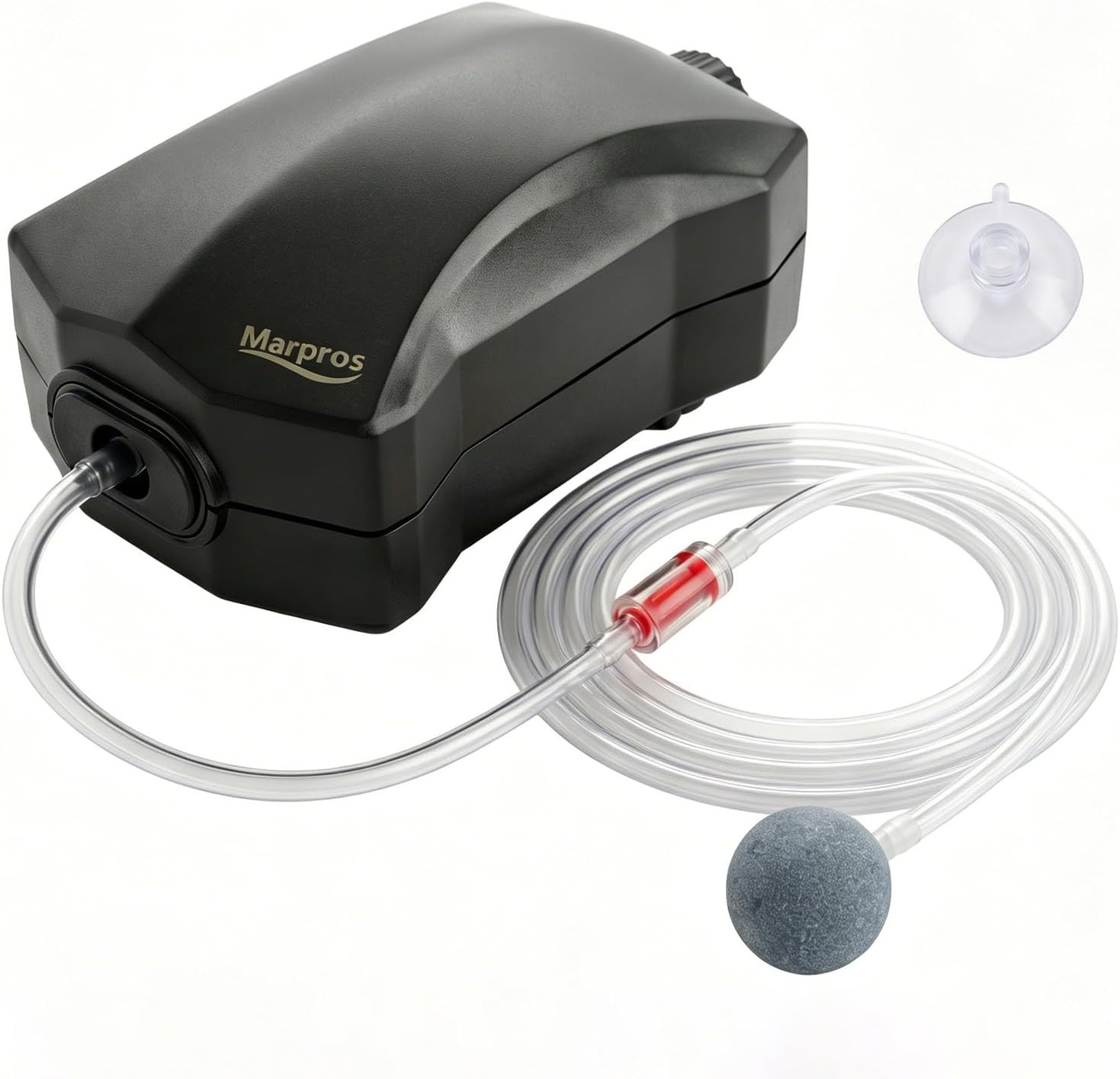 Aquarium Air Pump Single Outlet/Dual Outlet Adjustable Aerator with Accessories