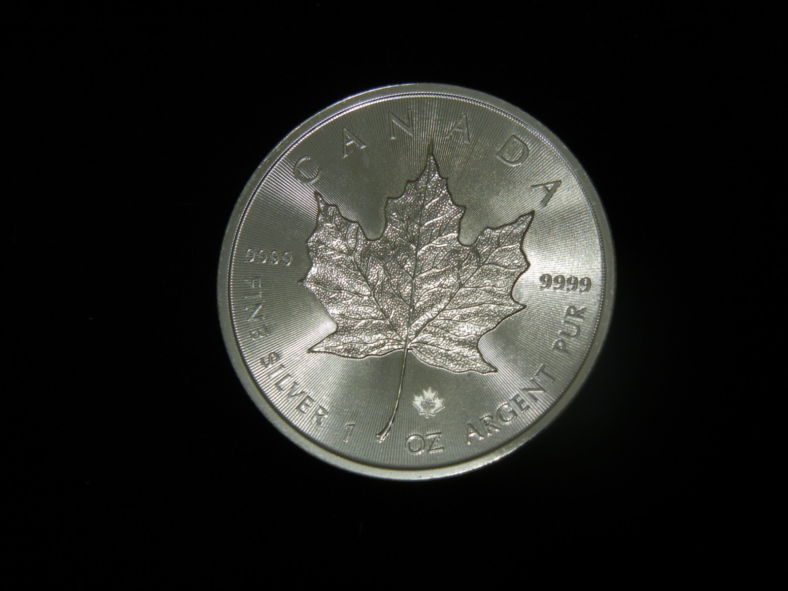 2014 CANADA MAPLE LEAF .999 SILVER FIVE DOLLAR ELIZABETH II