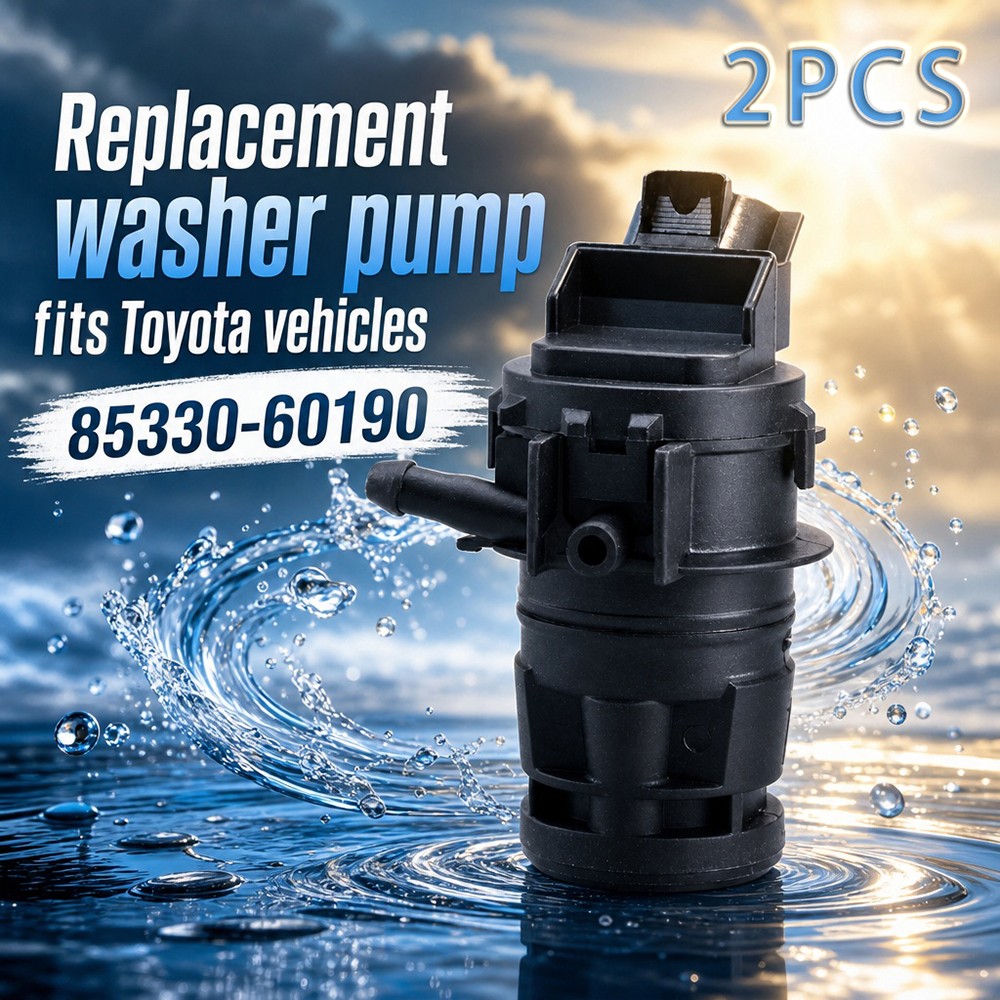 Windshield Washer Pump Motor Replacement fits Toyota 85330-60190 Car Fluid Spray