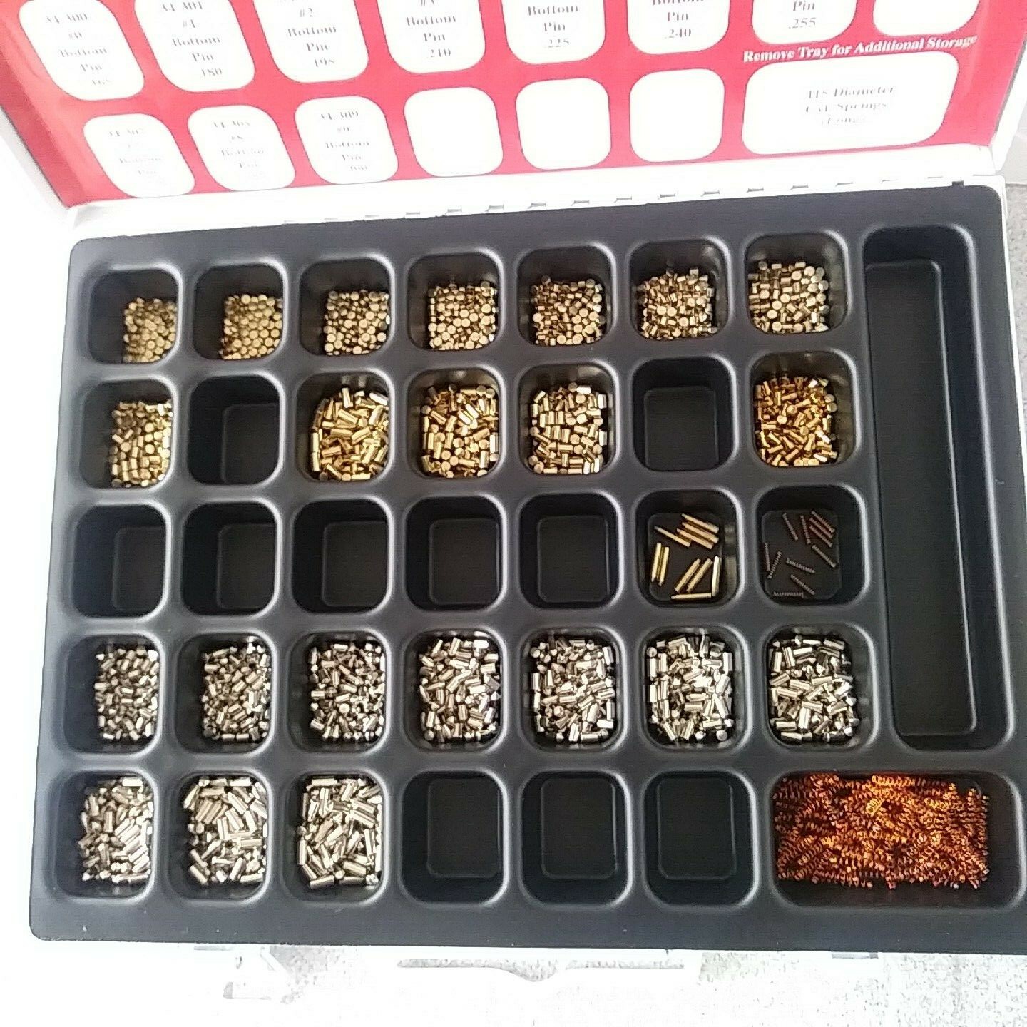 Rekeying Pin Kit for Schlage locks. Made for the Professional Locksmith.