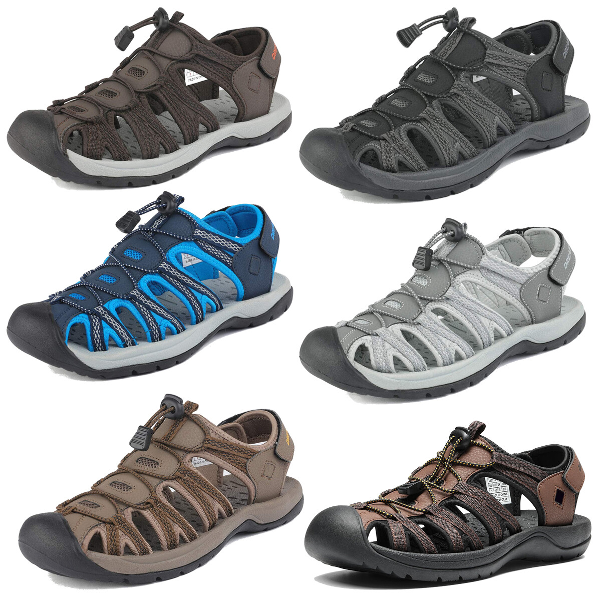 Men Sports Sandals Summer Outdoor Hiking Adventure Beach Athletic Sandals