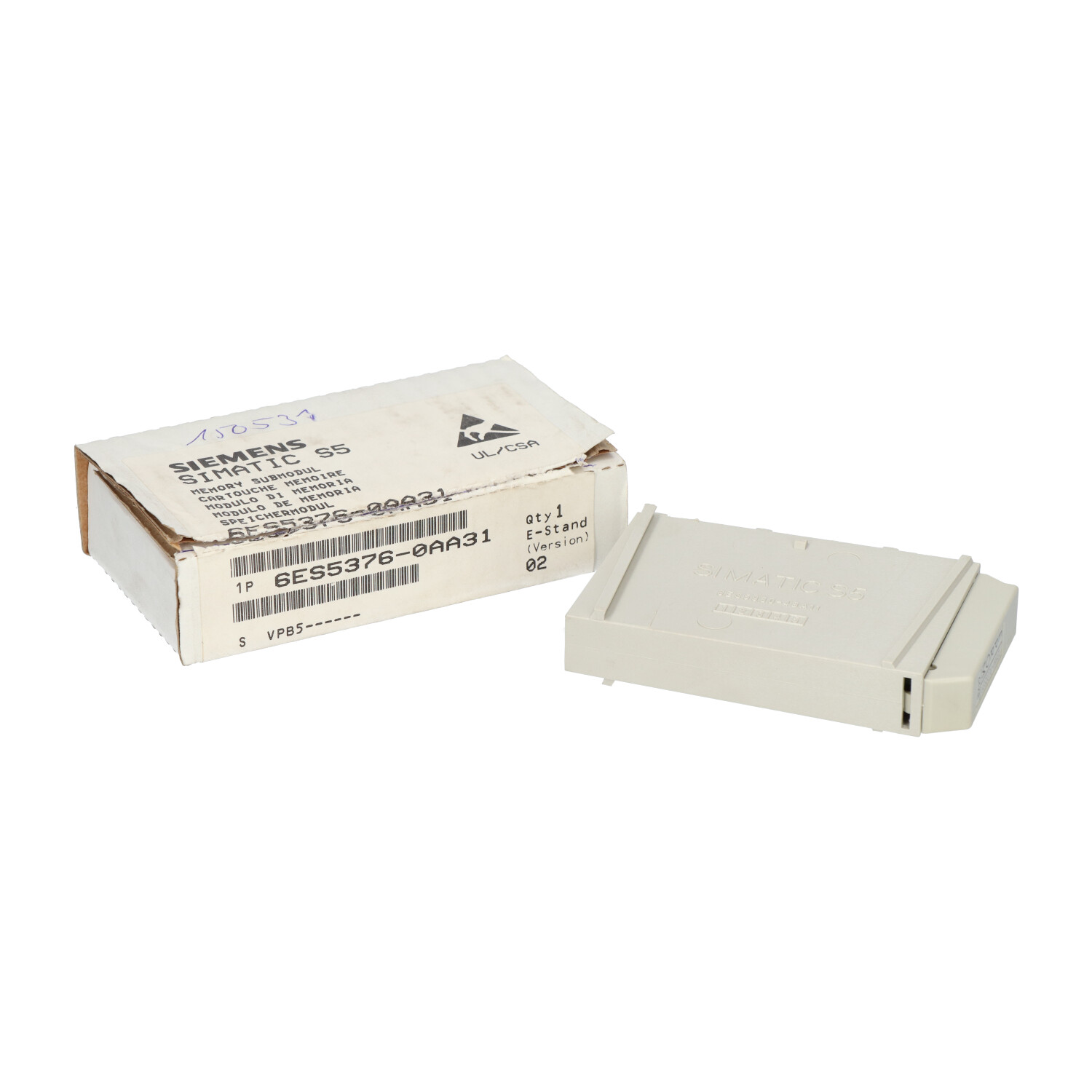 Siemens 6ES5376-0AA31 S5 376 Memory submodule Eprom 64KB New NFP