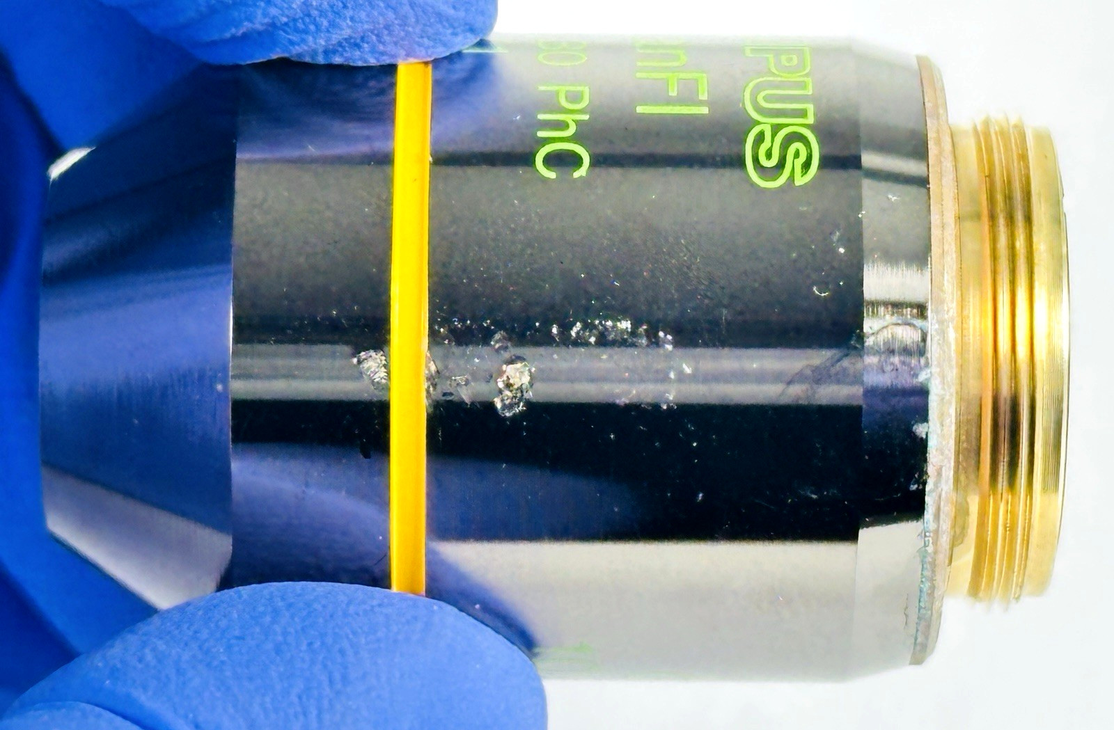 Olympus CPlanF 10x 0.30 N.A. PhC Phase Contrast Objective Infinity 1mm RMS