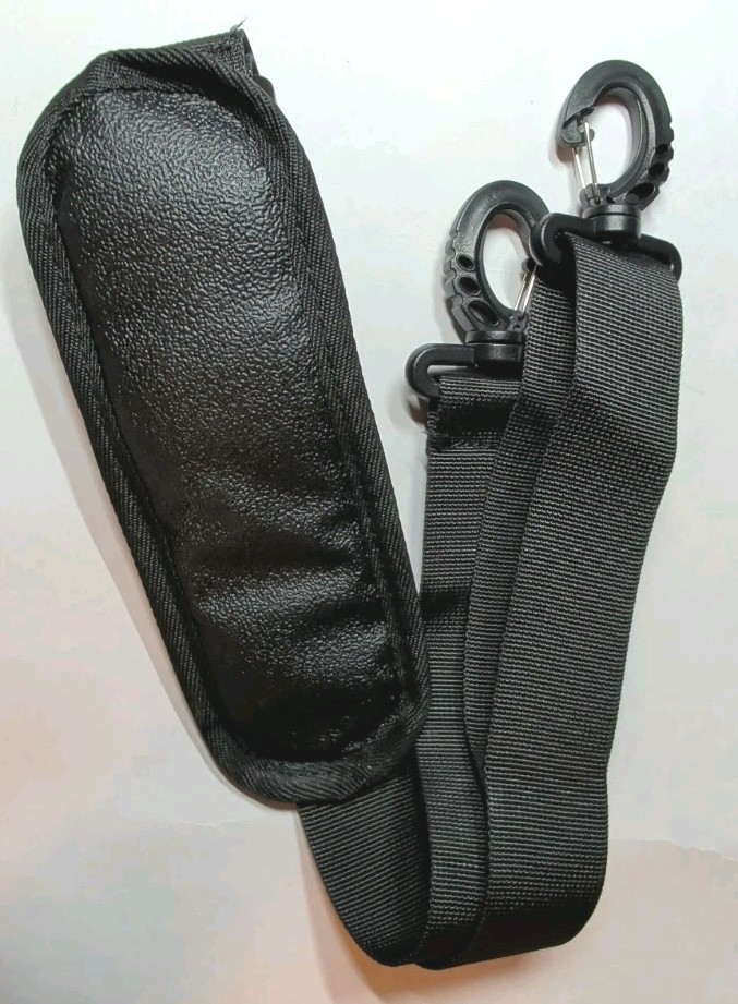 Padded Shoulder Strap for Luggage Or Carry On Bags Black