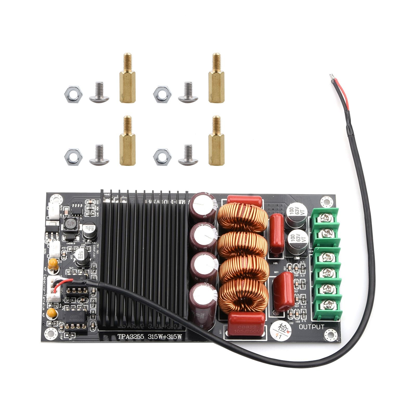 HiFi Amplifier Board Audio Module Maximum Output Power: 600W (300W x 2)
