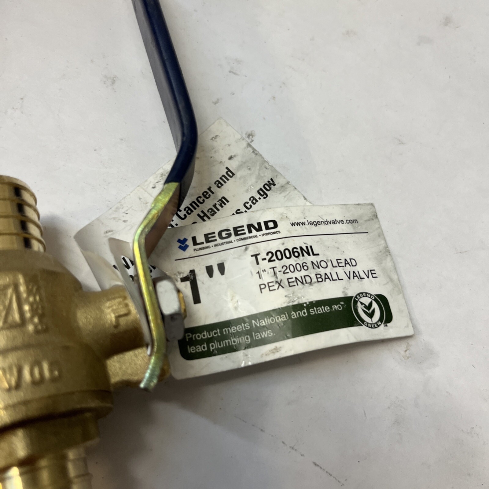 Legend 1” T-2006NL No Lead Pex Balk Valve