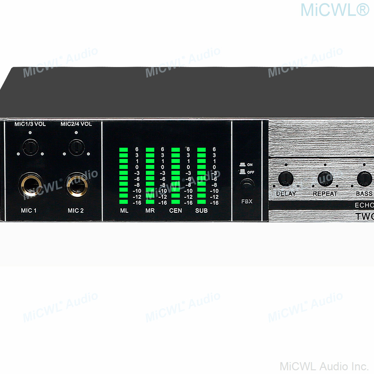 MiCWL X8 Digital Audio Effects Processor DJ Karaoke Player Mixer Reverb Echo USB