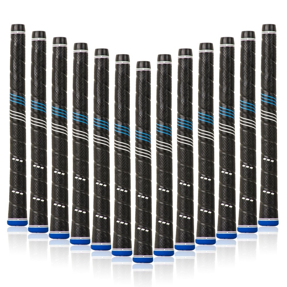 13Pcs Golf Grip Golf Club Grip Anti-Slip Rubber Standard Midsize Oversize 60R