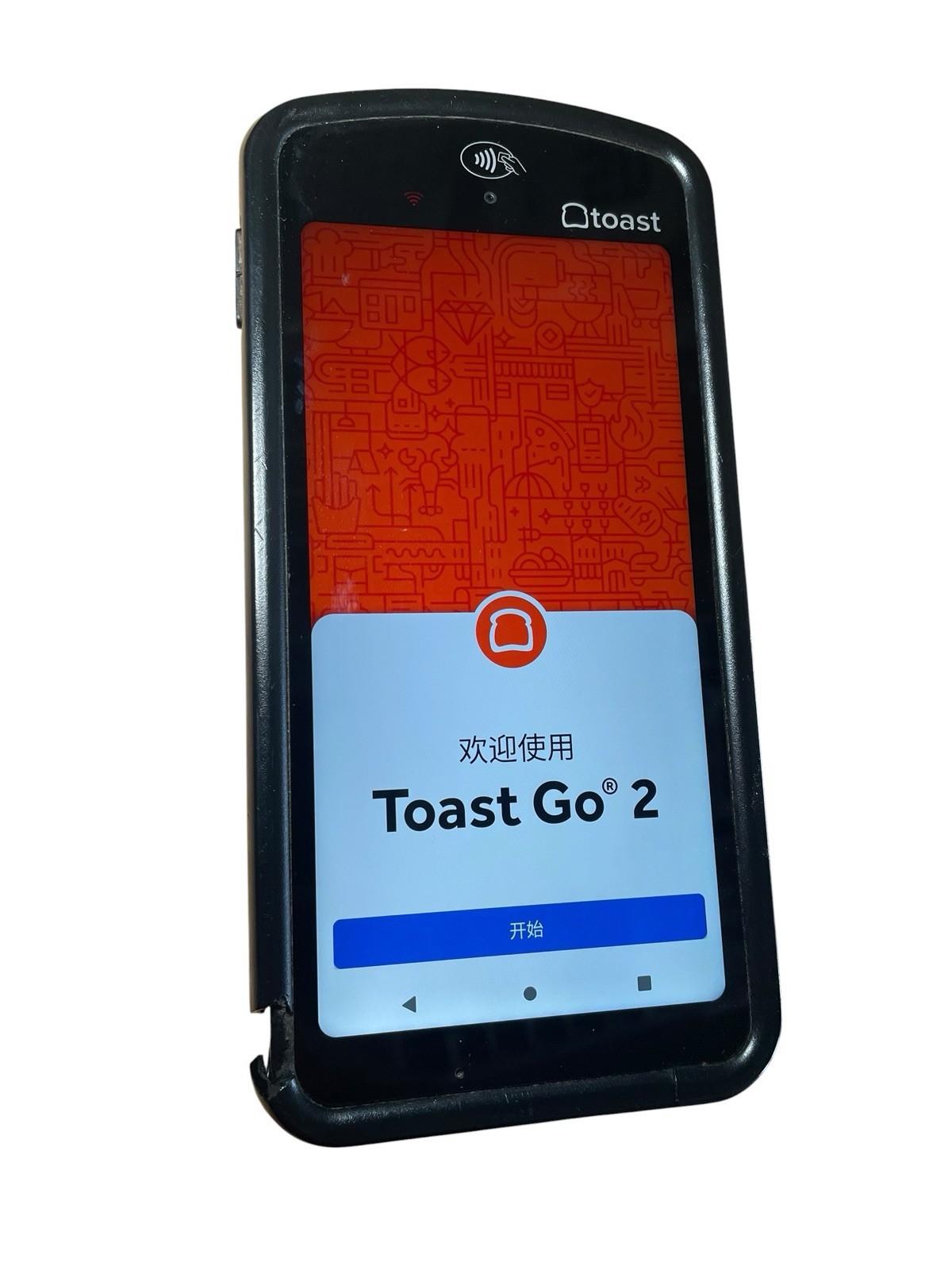 Toast Flex POS Go 2 Handheld Tablet With Charger - MPN: TG200 - *Damage*