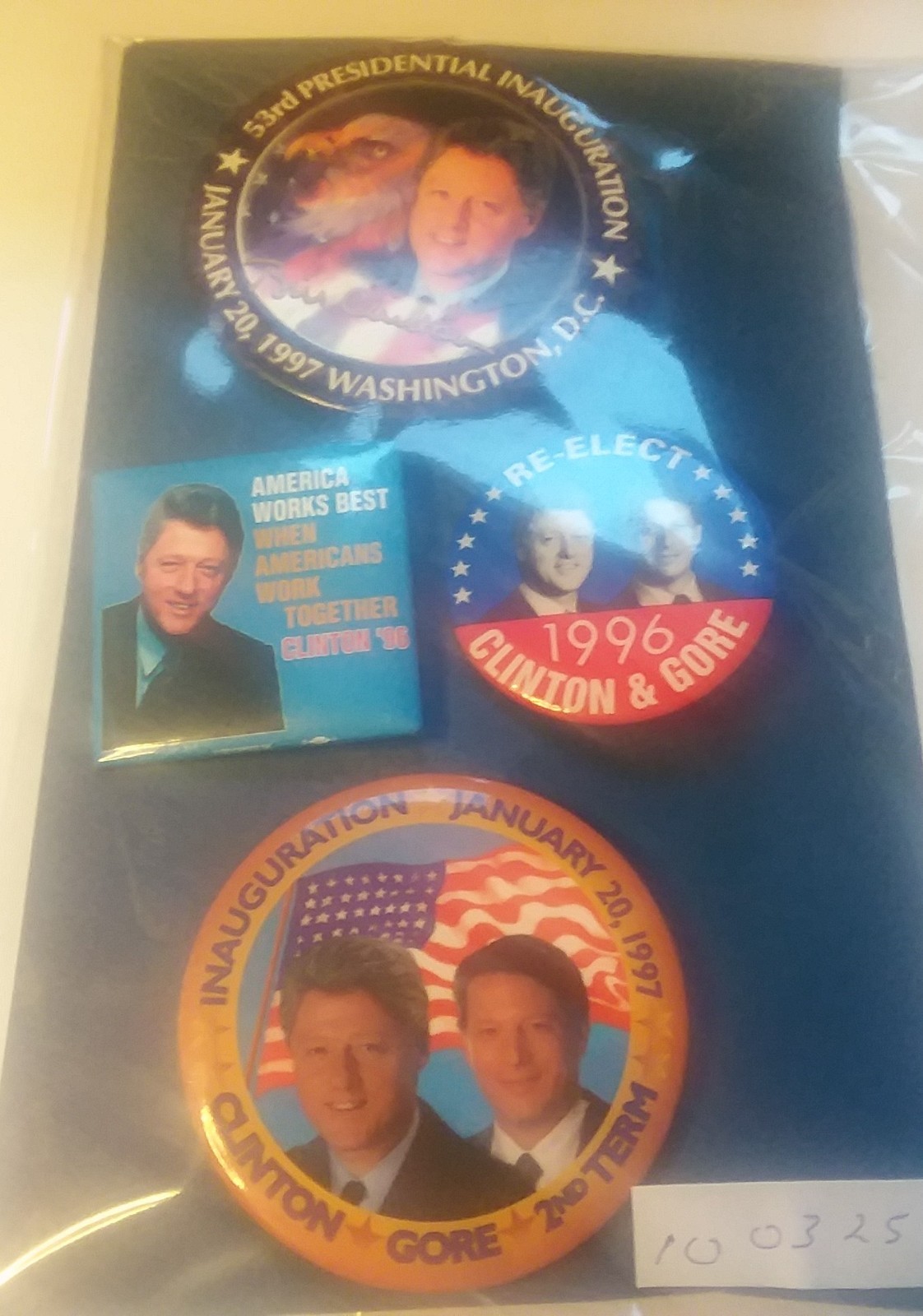 1992-96 Presidential Election Pins - Bill Clinton - 10022504