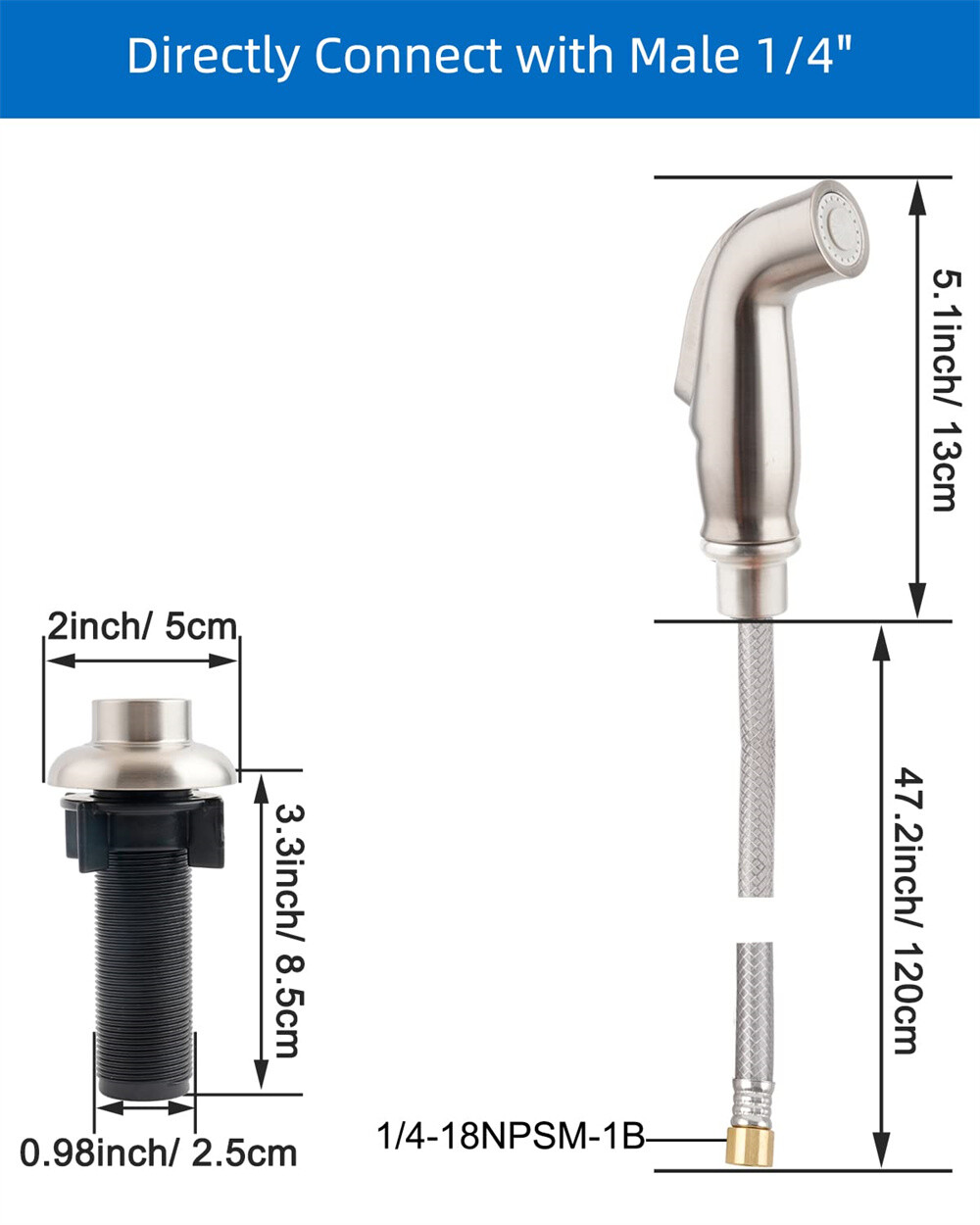 Kitchen Side Sprayer,Kitchen Sink Sprayer Replacement,Kitchen Sink Spray Head