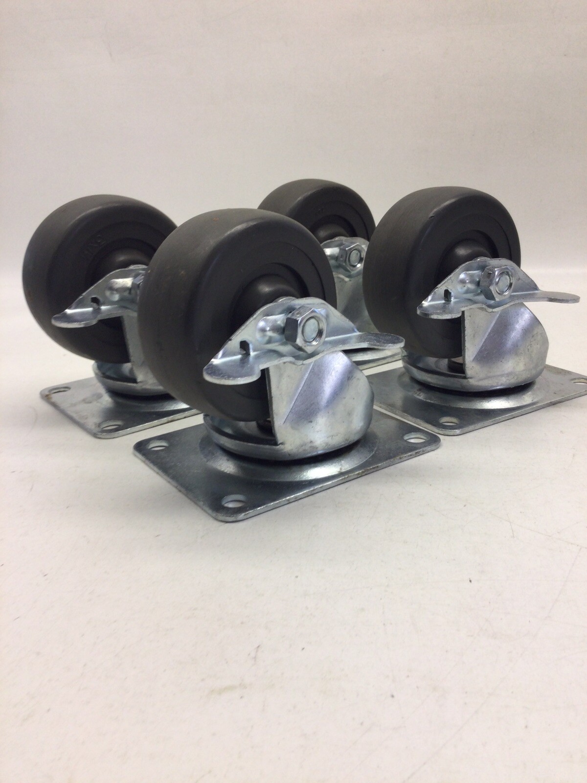 4) Faultless 3” Locking Caster Wheels