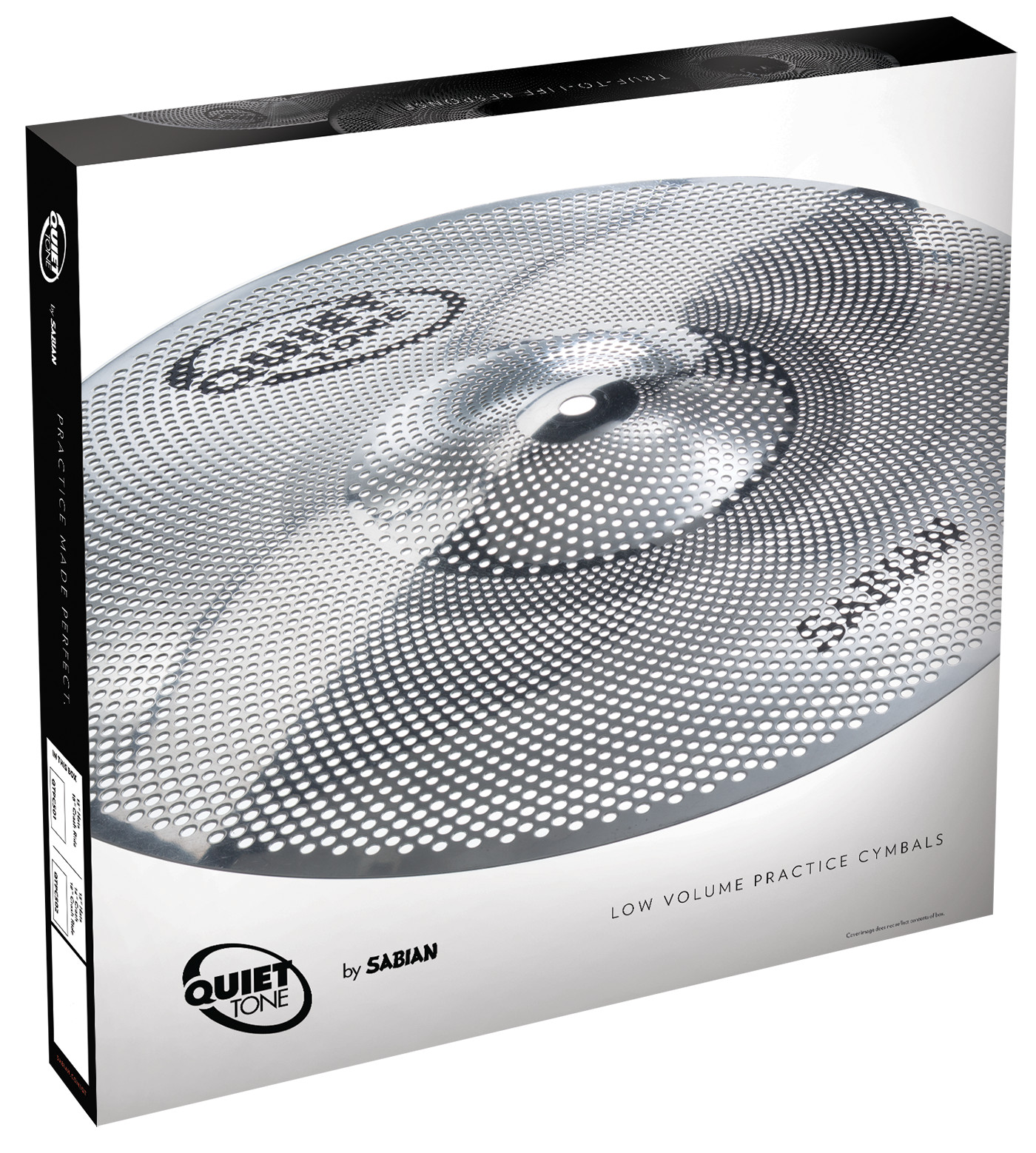 SABIAN Quiet Tone Practice Cymbals Set Qtpc502