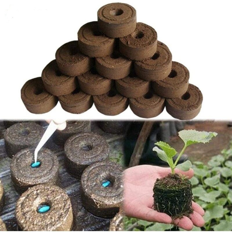 30mm Peat Pellets Seedling Soil Block Maker Starting Plugs Seeds Starter Profess