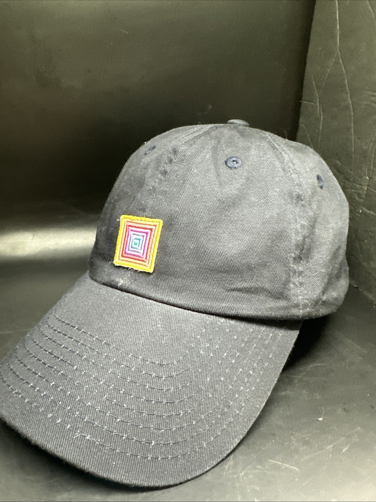 Lularoe Hat Blue Rainbow Strapback Adjustable OSFA Womens Cap