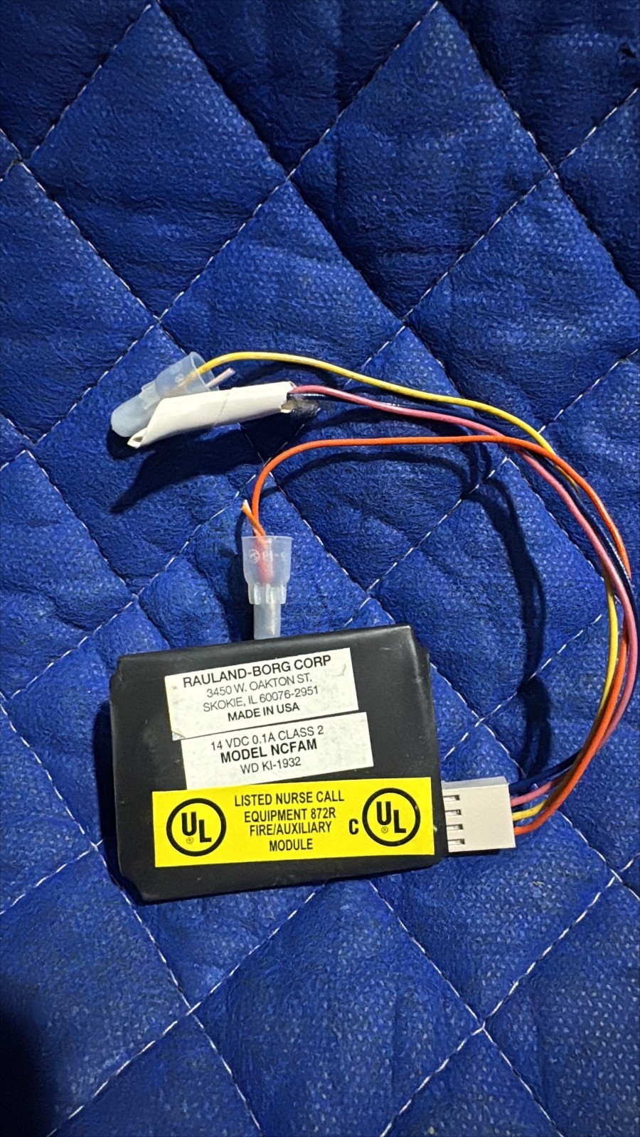 Rauland Responder IV Fire Alarm Module