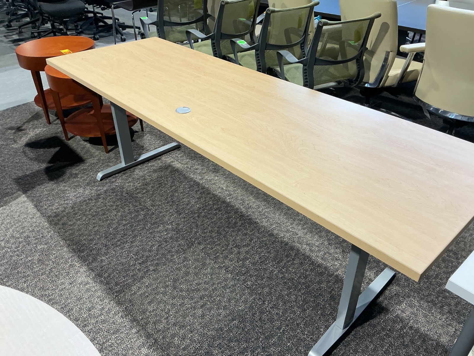 90” x 30” Training / Office Table in Maple Laminate Finish by Enwork