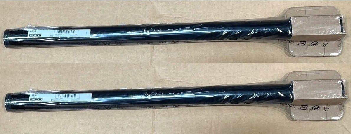 2X_ IKea ADILS Table Leg 27 1/2 " Black 702.179.73 Brand New