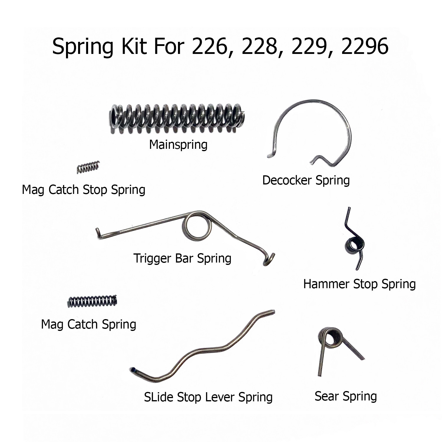 Replacement Spring Kit For Sig Sauer P226,  P229, and P228