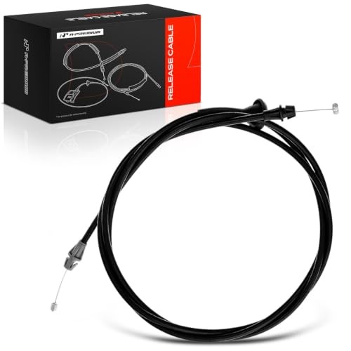 Front Hood Latch Release Cable Without Handle Compatible with Ford Excursion,